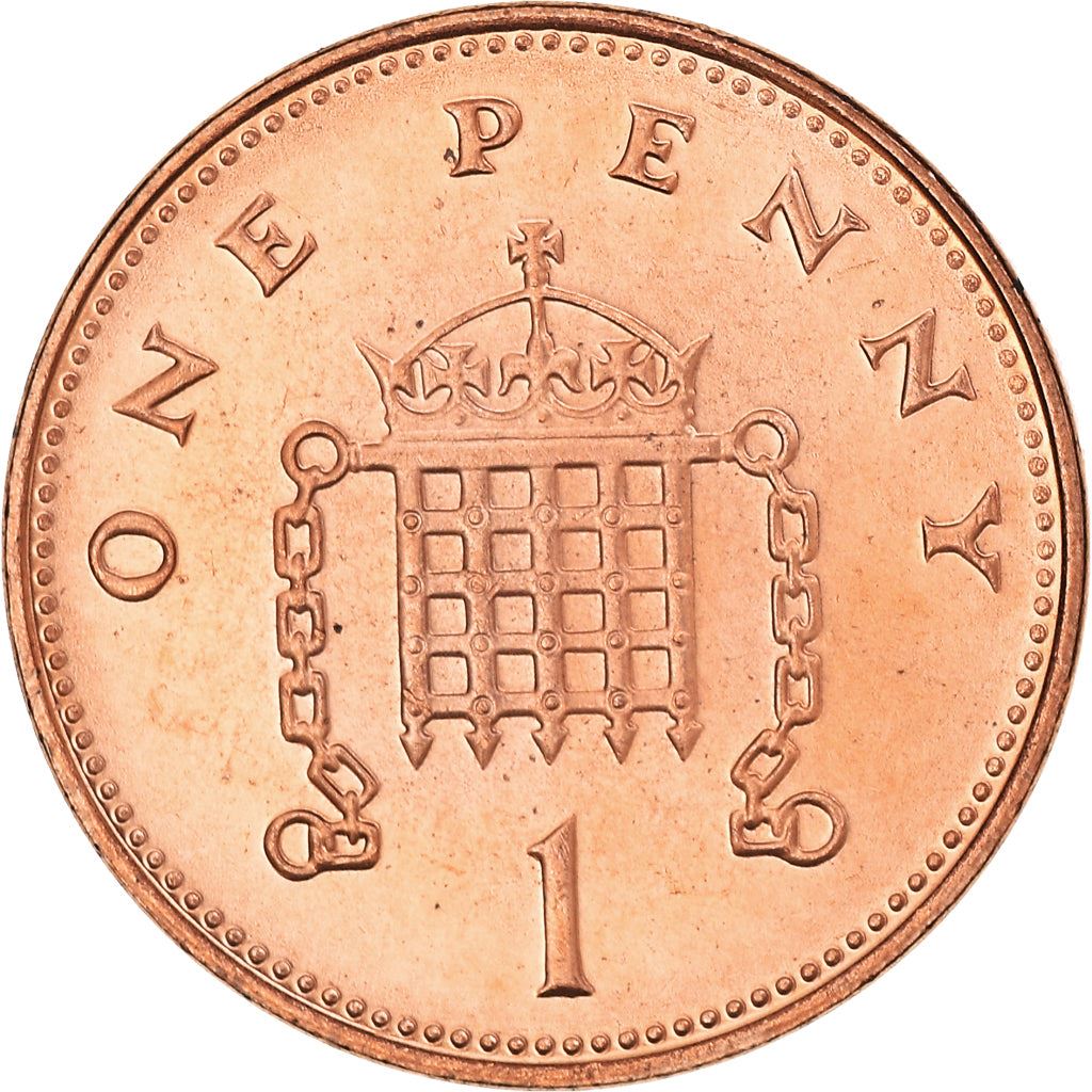 United Kingdom | 1 Penny Coin | Elizabeth II | KM:986 | 1998 - 2008