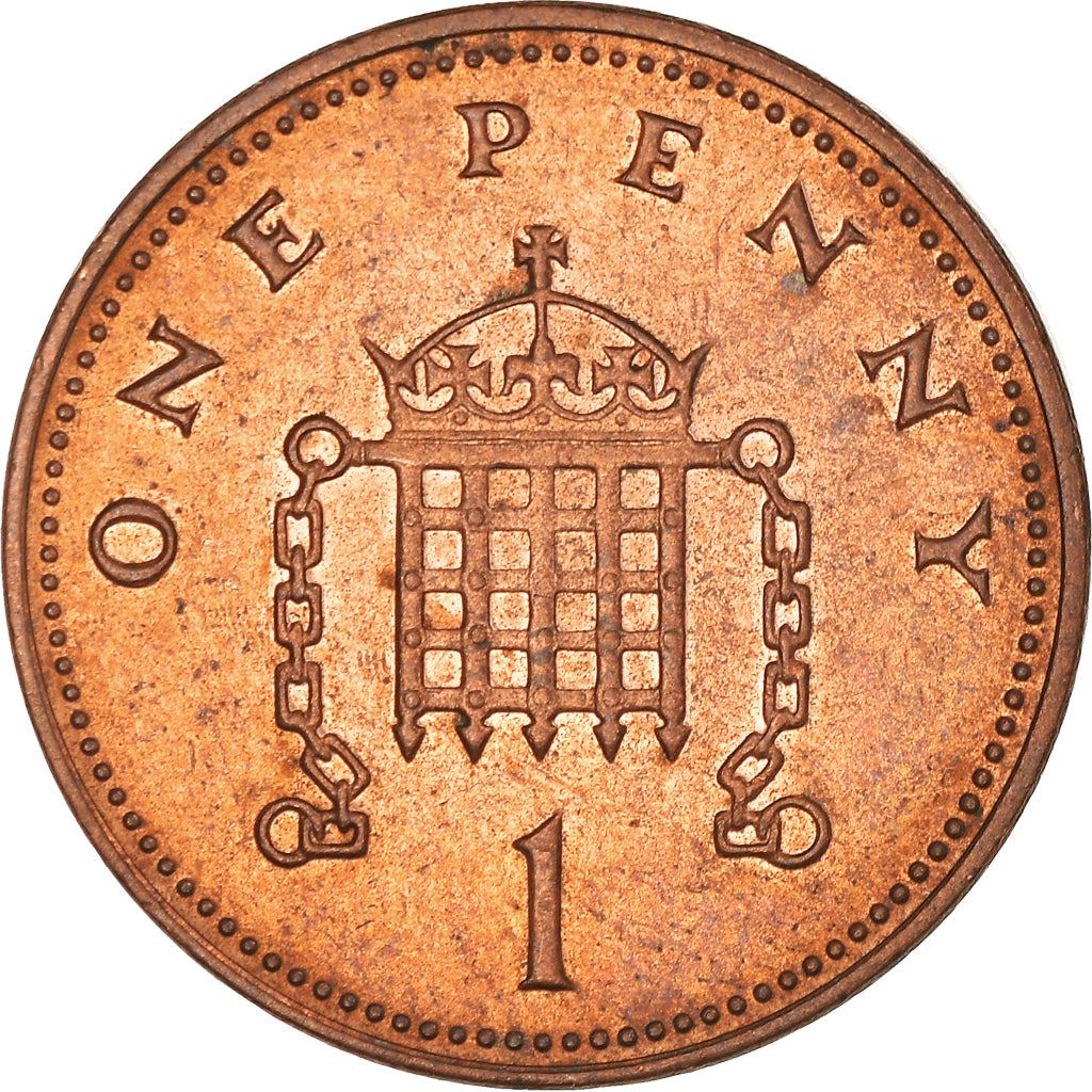 United Kingdom | 1 Penny Coin | Elizabeth II | KM:986 | 1998 - 2008