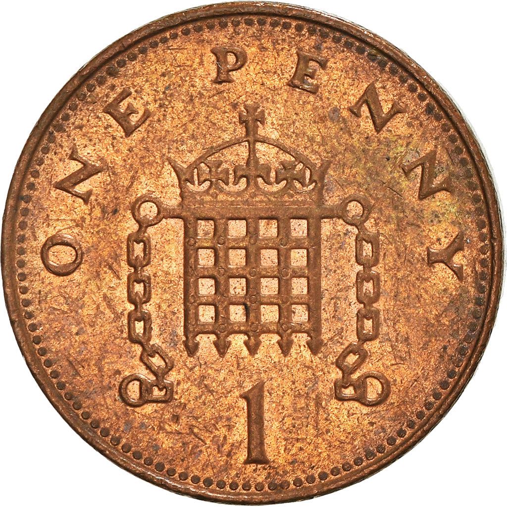 United Kingdom | 1 Penny Coin | Elizabeth II | KM:986 | 1998 - 2008