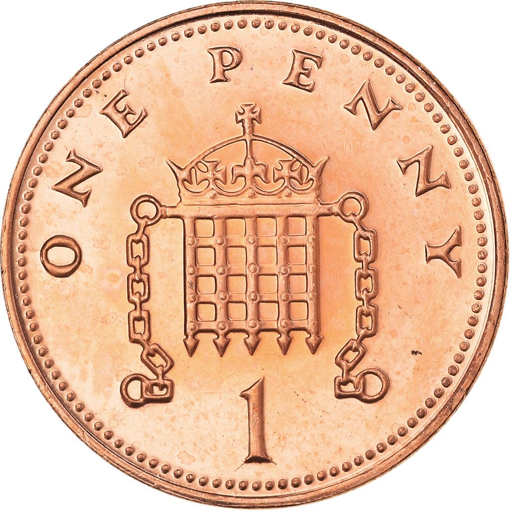 United Kingdom | 1 Penny Coin | Elizabeth II | KM:986 | 1998 - 2008