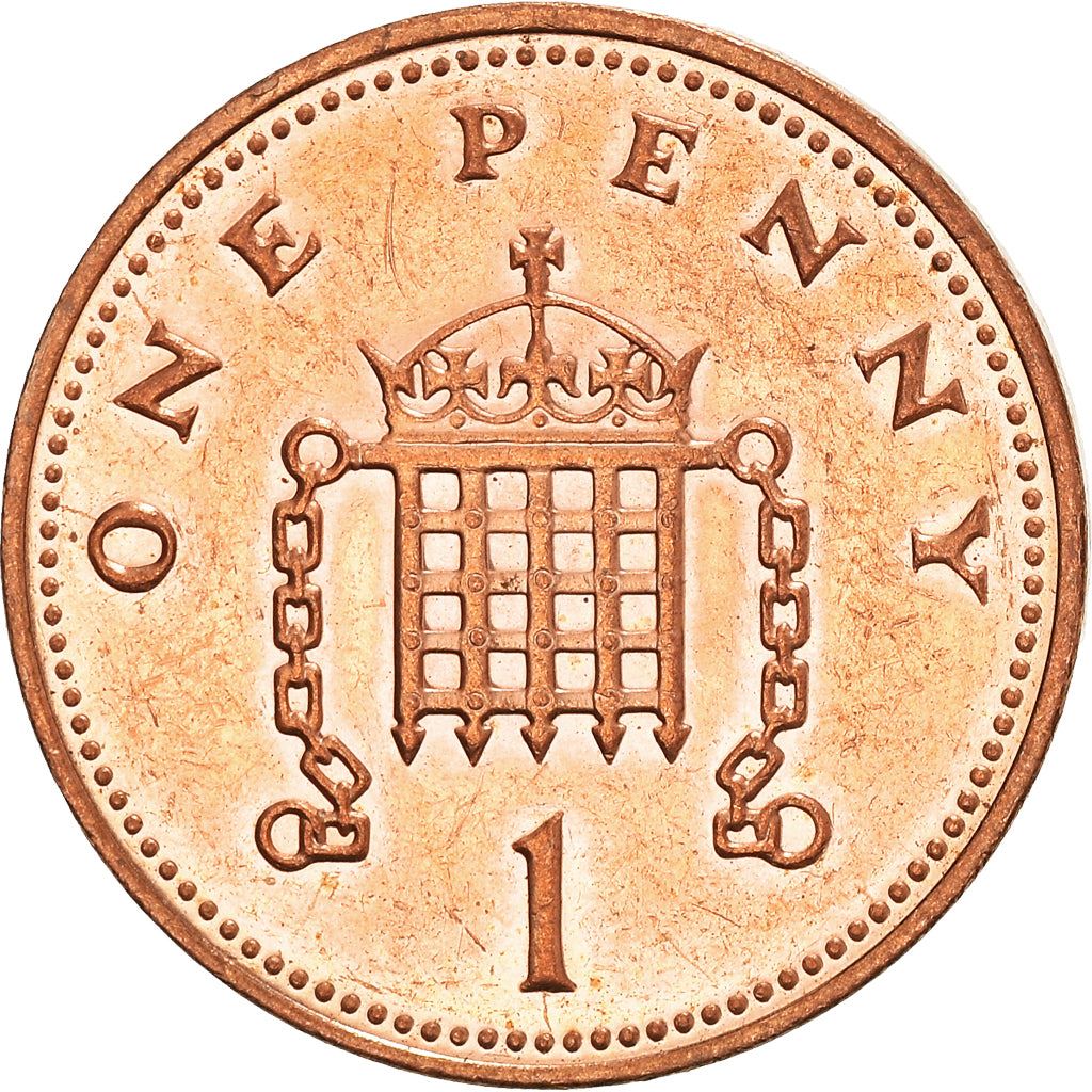 United Kingdom | 1 Penny Coin | Elizabeth II | KM:986 | 1998 - 2008