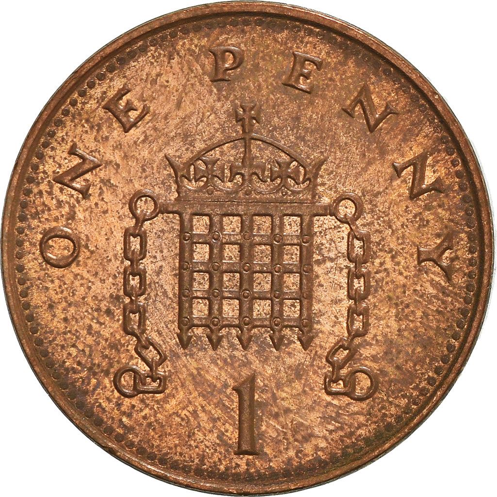 United Kingdom | 1 Penny Coin | Elizabeth II | KM:986 | 1998 - 2008