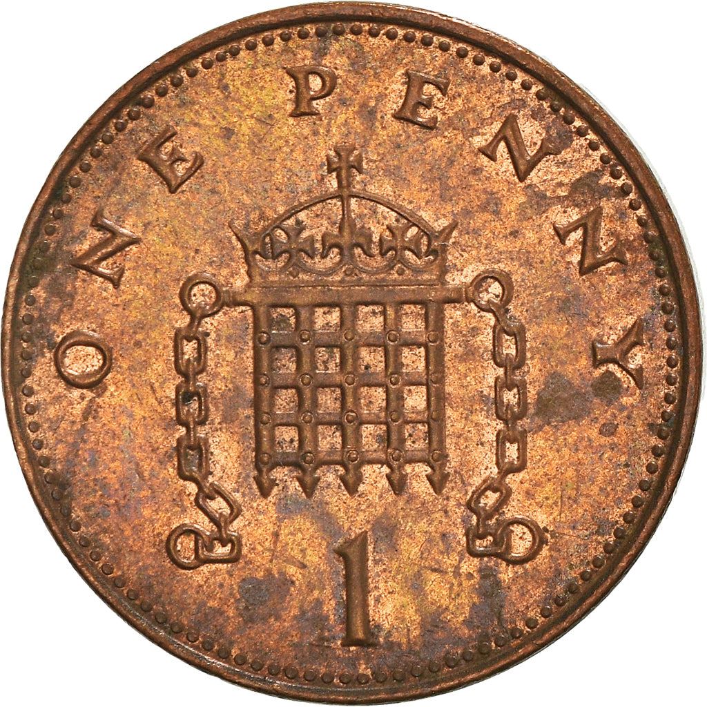 United Kingdom | 1 Penny Coin | Elizabeth II | KM:986 | 1998 - 2008