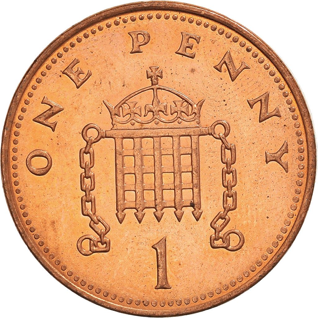 United Kingdom | 1 Penny Coin | Elizabeth II | KM:986 | 1998 - 2008