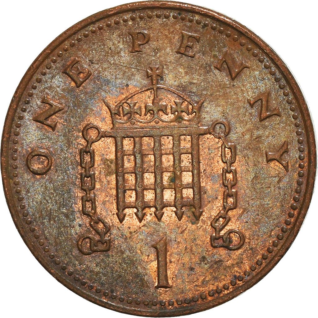 United Kingdom | 1 Penny Coin | Elizabeth II | KM:986 | 1998 - 2008