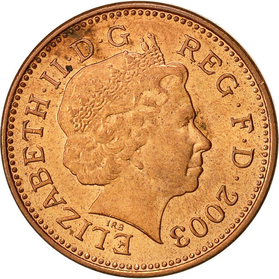 United Kingdom | 1 Penny Coin | Elizabeth II | KM:986 | 1998 - 2008