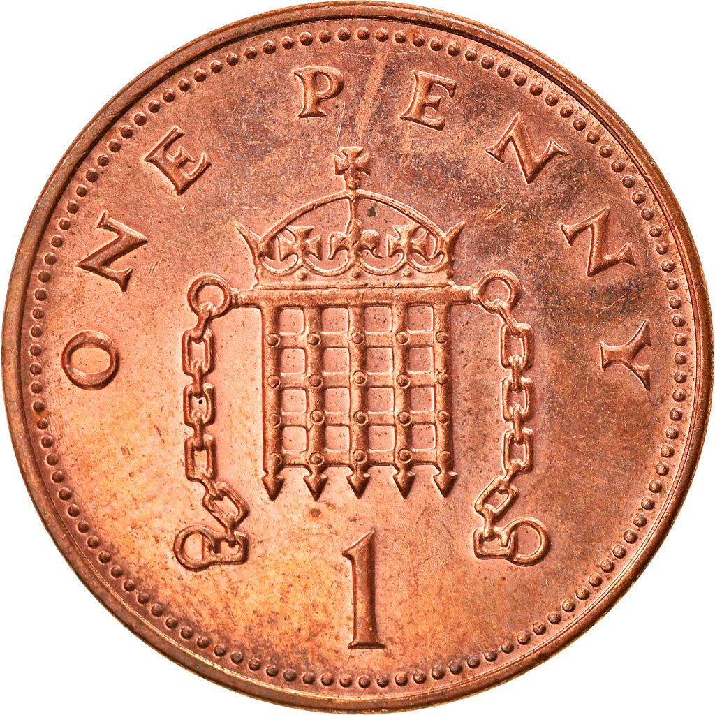 United Kingdom | 1 Penny Coin | Elizabeth II | KM:986 | 1998 - 2008