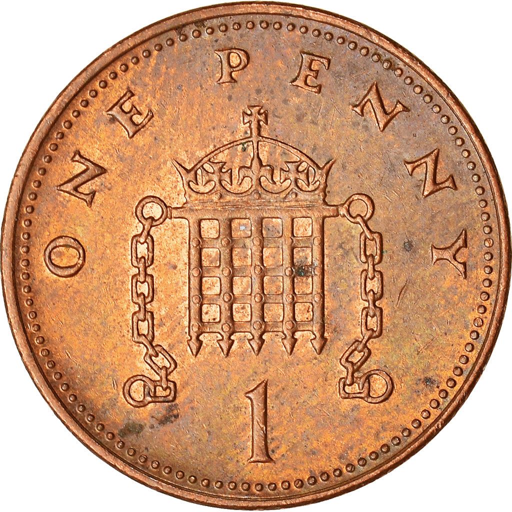 United Kingdom | 1 Penny Coin | Elizabeth II | KM:986 | 1998 - 2008
