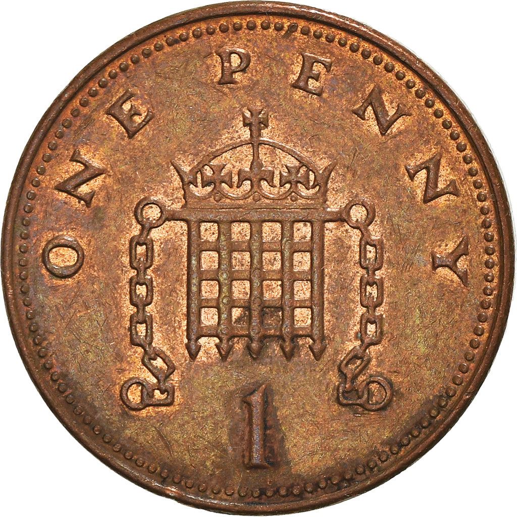 United Kingdom | 1 Penny Coin | Elizabeth II | KM:986 | 1998 - 2008