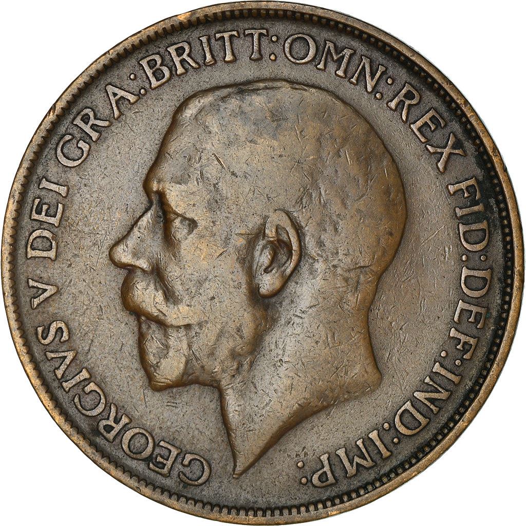 United Kingdom | 1 Penny Coin | George V | KM:810 | 1911 - 1926
