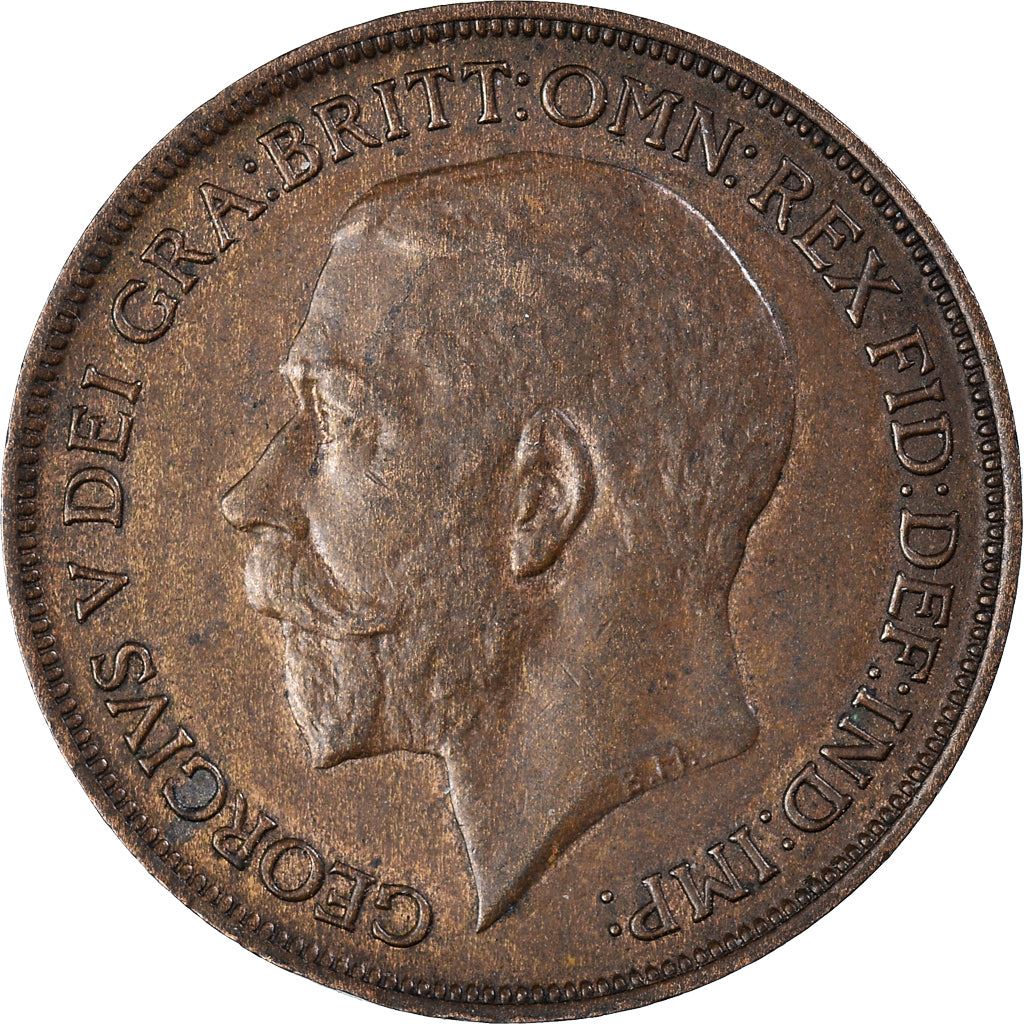 United Kingdom | 1 Penny Coin | George V | KM:810 | 1911 - 1926