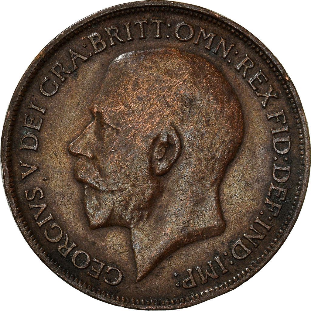 United Kingdom | 1 Penny Coin | George V | KM:810 | 1911 - 1926