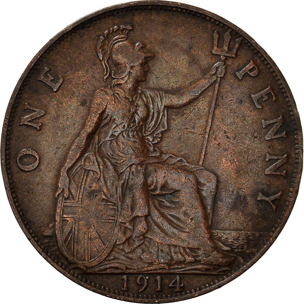 United Kingdom | 1 Penny Coin | George V | KM:810 | 1911 - 1926