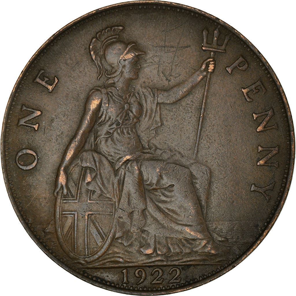 United Kingdom | 1 Penny Coin | George V | KM:810 | 1911 - 1926
