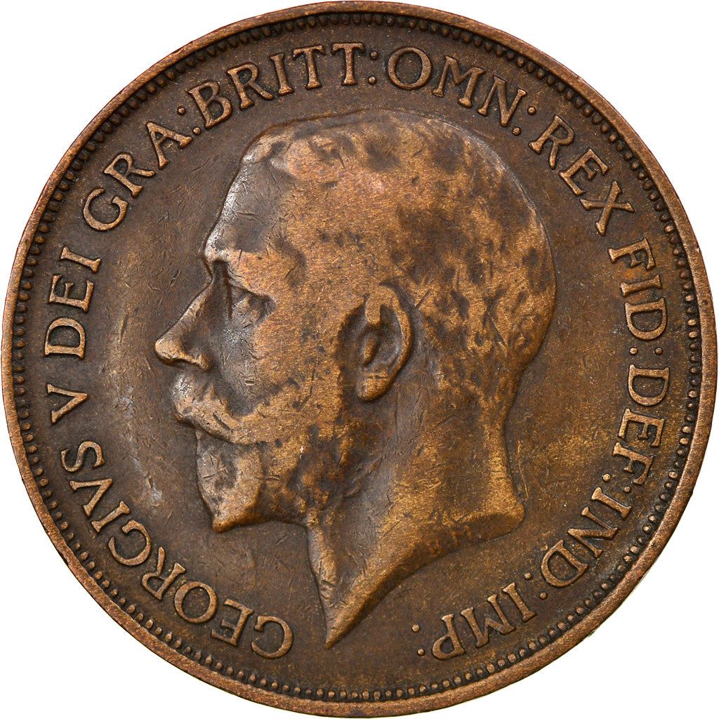 United Kingdom | 1 Penny Coin | George V | KM:810 | 1911 - 1926