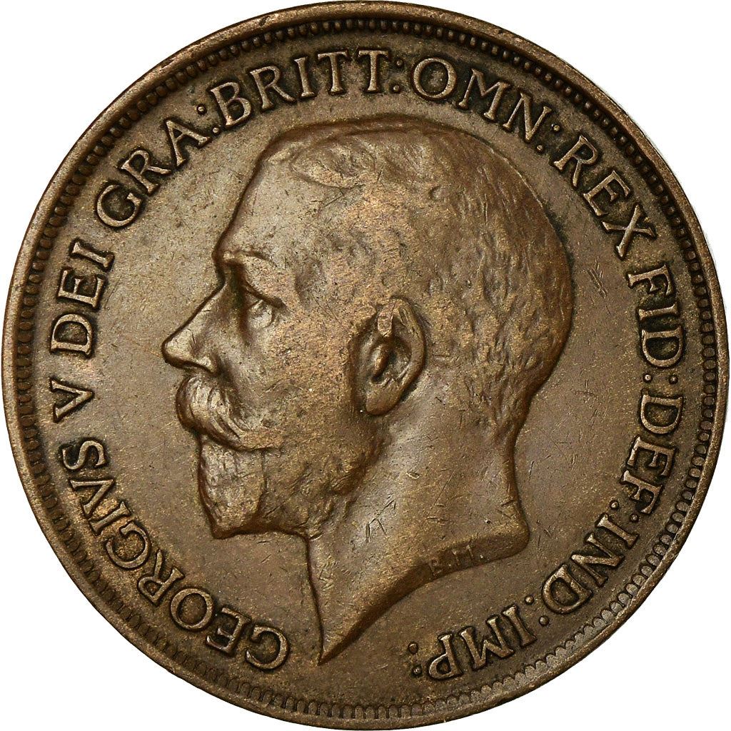 United Kingdom | 1 Penny Coin | George V | KM:810 | 1911 - 1926