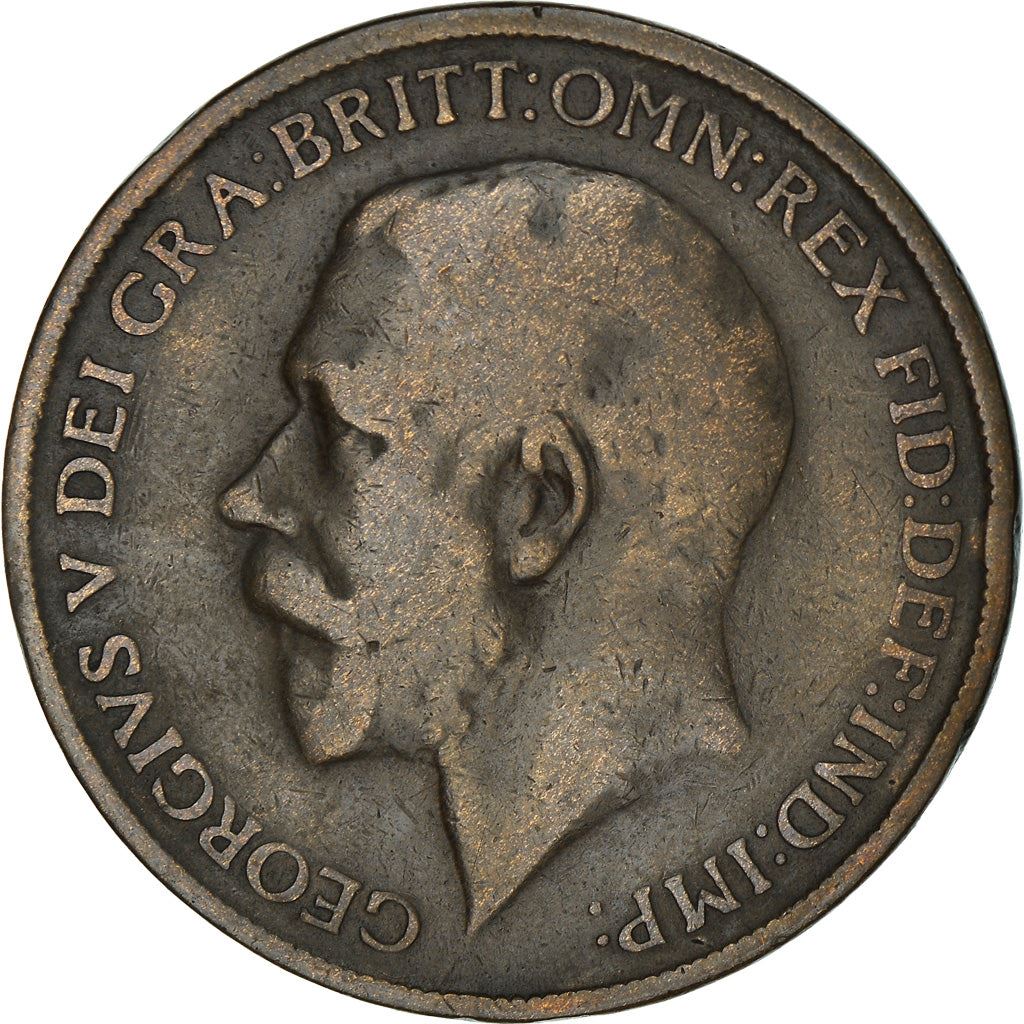 United Kingdom | 1 Penny Coin | George V | KM:810 | 1911 - 1926