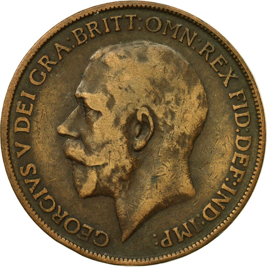 United Kingdom | 1 Penny Coin | George V | KM:810 | 1911 - 1926