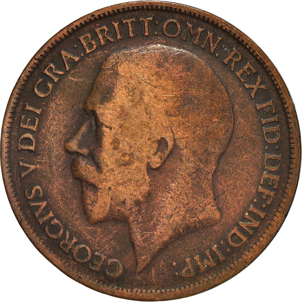 United Kingdom | 1 Penny Coin | George V | KM:810 | 1911 - 1926
