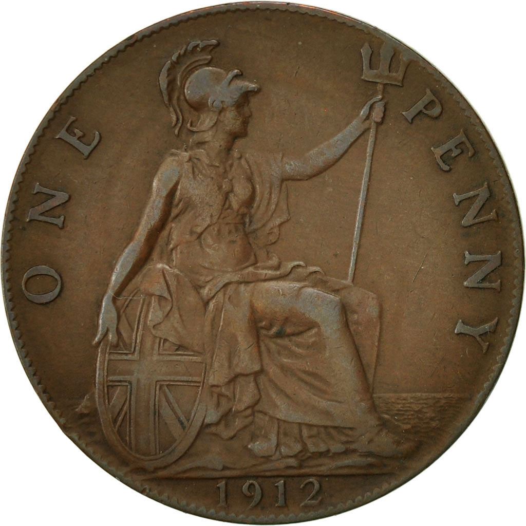 United Kingdom | 1 Penny Coin | George V | KM:810 | 1911 - 1926