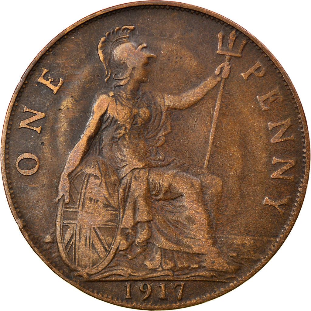 United Kingdom | 1 Penny Coin | George V | KM:810 | 1911 - 1926