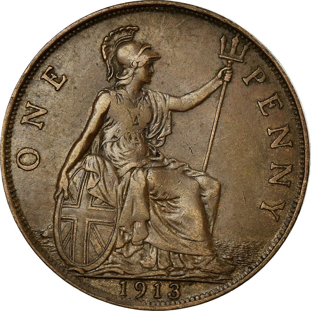 United Kingdom | 1 Penny Coin | George V | KM:810 | 1911 - 1926