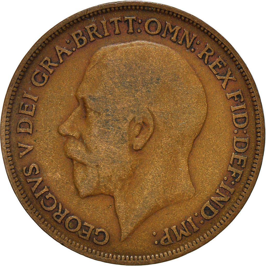 United Kingdom | 1 Penny Coin | George V | KM:810 | 1911 - 1926