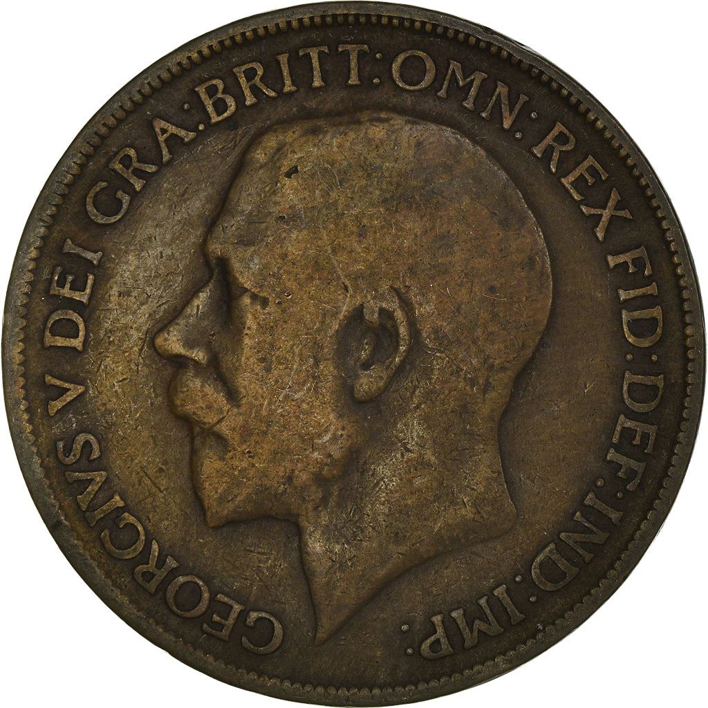 United Kingdom | 1 Penny Coin | George V | KM:810 | 1911 - 1926