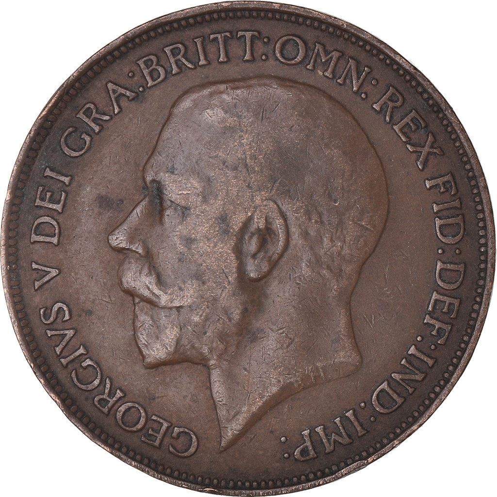 United Kingdom | 1 Penny Coin | George V | KM:810 | 1911 - 1926