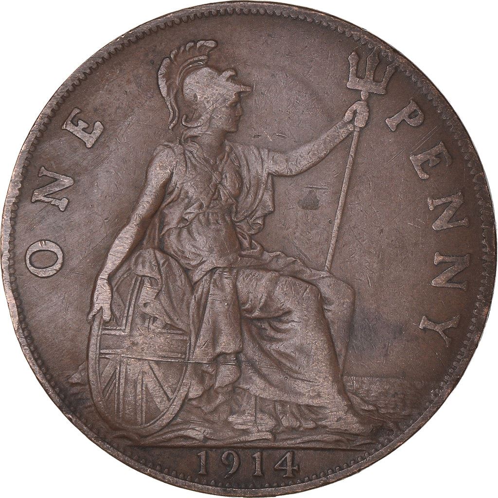 United Kingdom | 1 Penny Coin | George V | KM:810 | 1911 - 1926