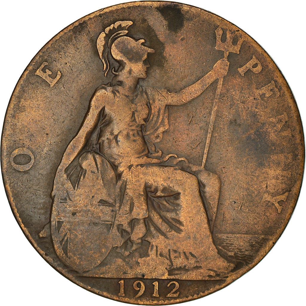 United Kingdom | 1 Penny Coin | George V | KM:810 | 1911 - 1926