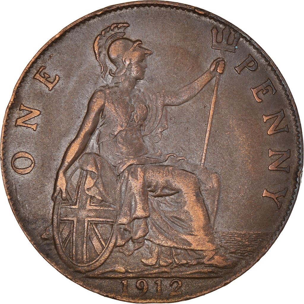 United Kingdom | 1 Penny Coin | George V | KM:810 | 1911 - 1926