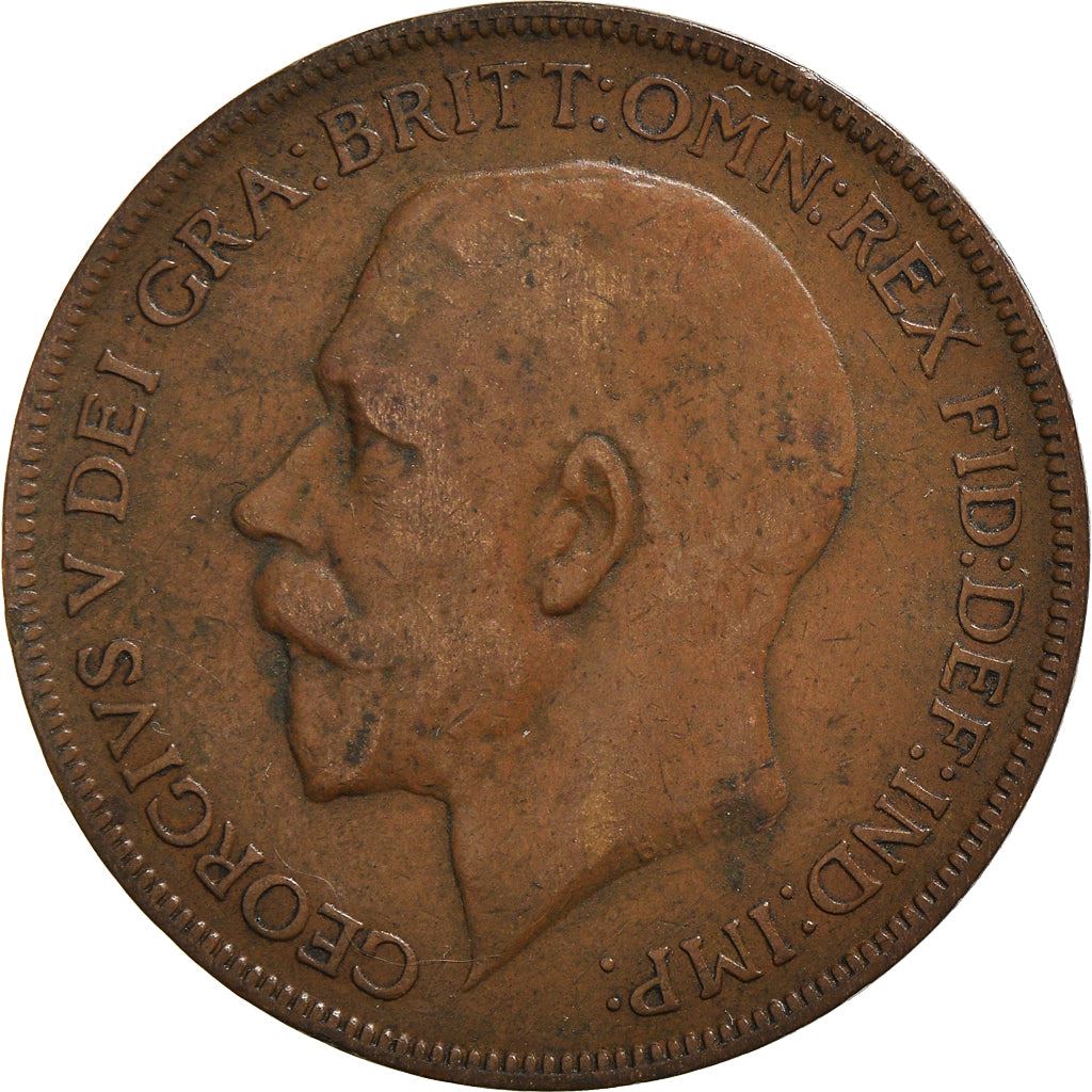 United Kingdom | 1 Penny Coin | George V | KM:810 | 1911 - 1926