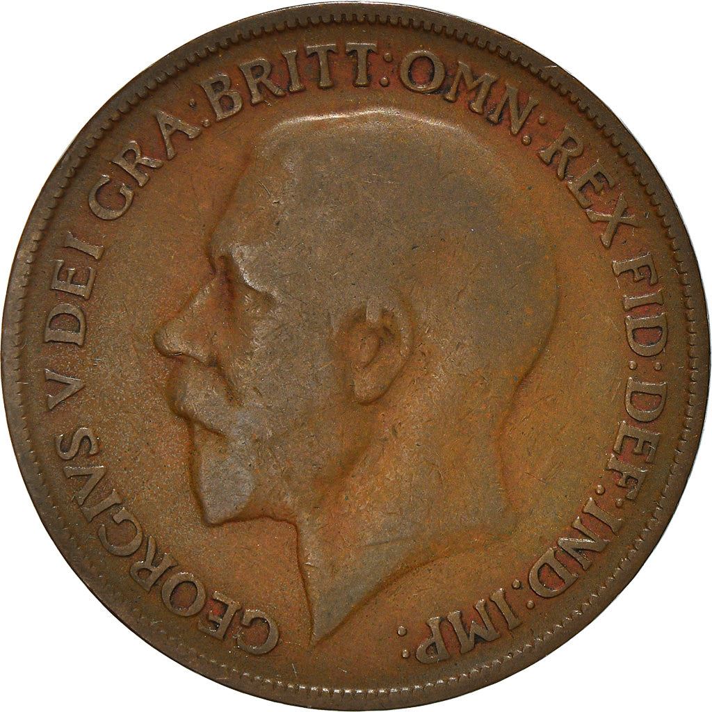 United Kingdom | 1 Penny Coin | George V | KM:810 | 1911 - 1926