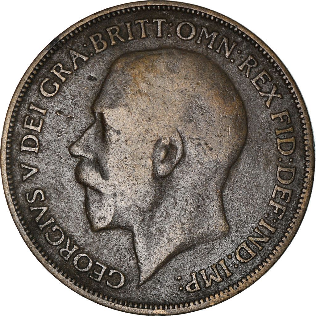 United Kingdom | 1 Penny Coin | George V | KM:810 | 1911 - 1926
