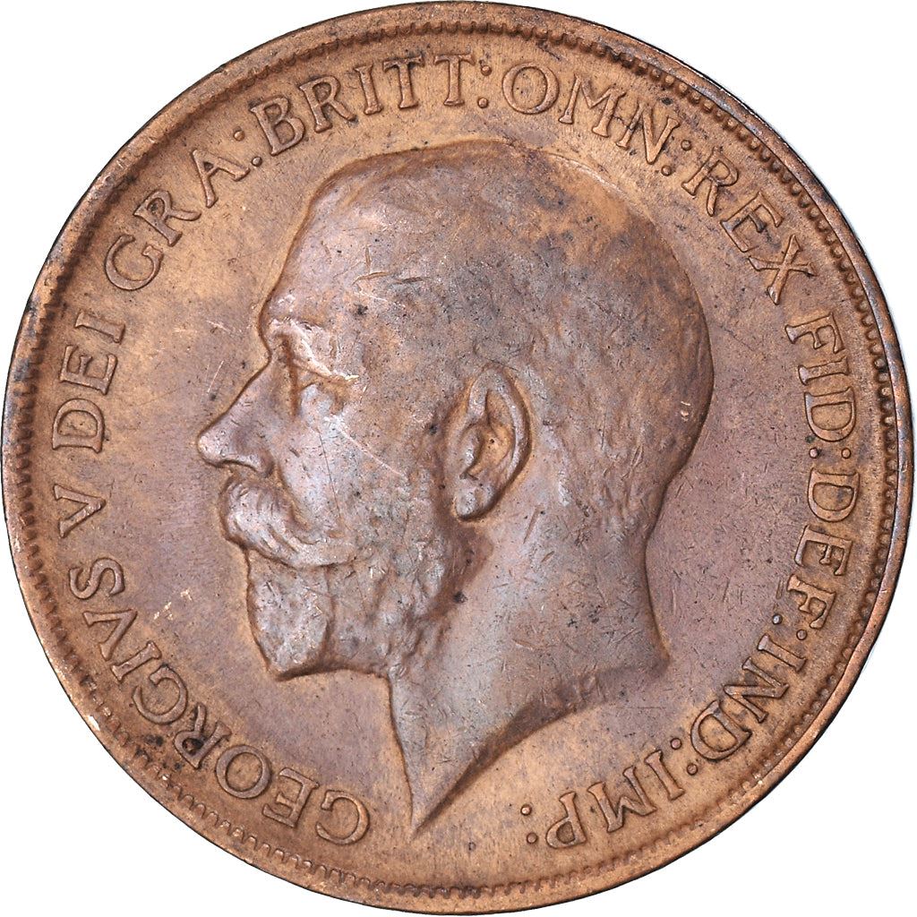 United Kingdom | 1 Penny Coin | George V | KM:810 | 1911 - 1926