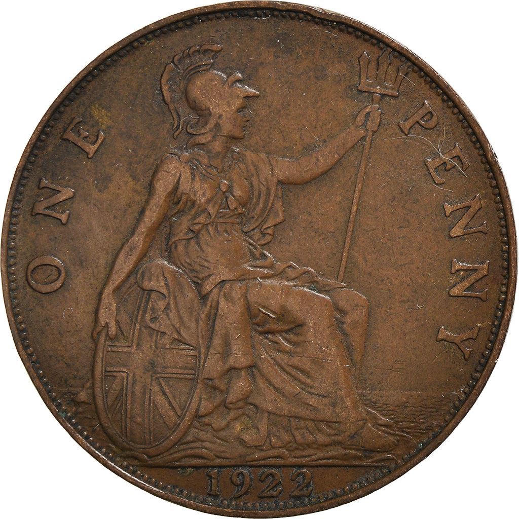 United Kingdom | 1 Penny Coin | George V | KM:810 | 1911 - 1926