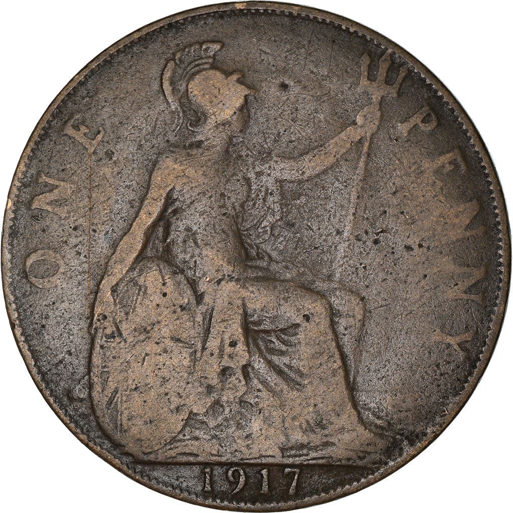 United Kingdom | 1 Penny Coin | George V | KM:810 | 1911 - 1926