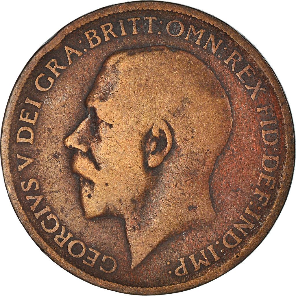 United Kingdom | 1 Penny Coin | George V | KM:810 | 1911 - 1926