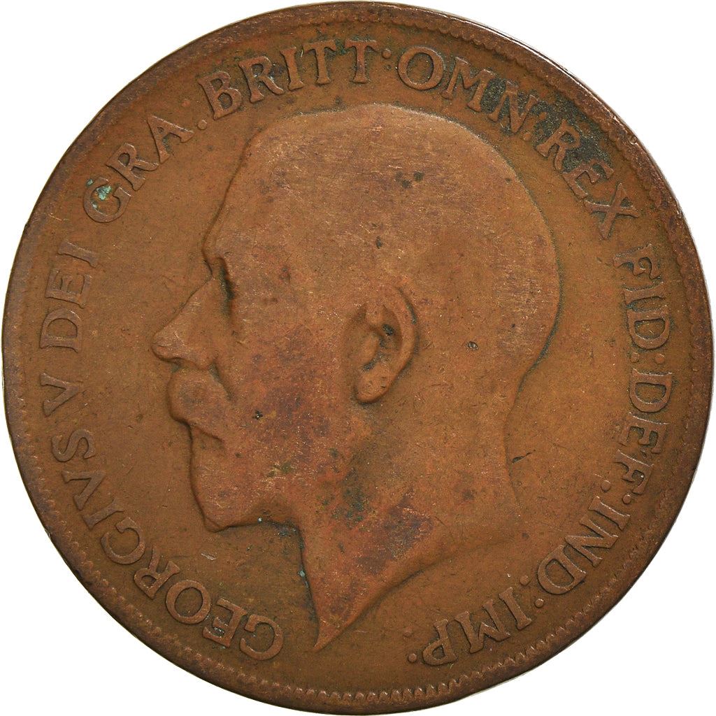 United Kingdom | 1 Penny Coin | George V | KM:810 | 1911 - 1926