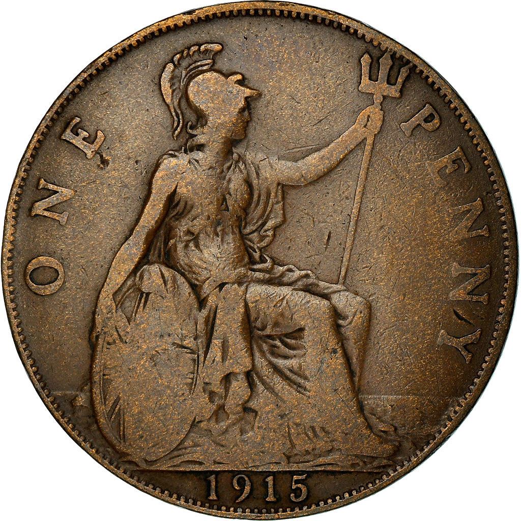 United Kingdom | 1 Penny Coin | George V | KM:810 | 1911 - 1926
