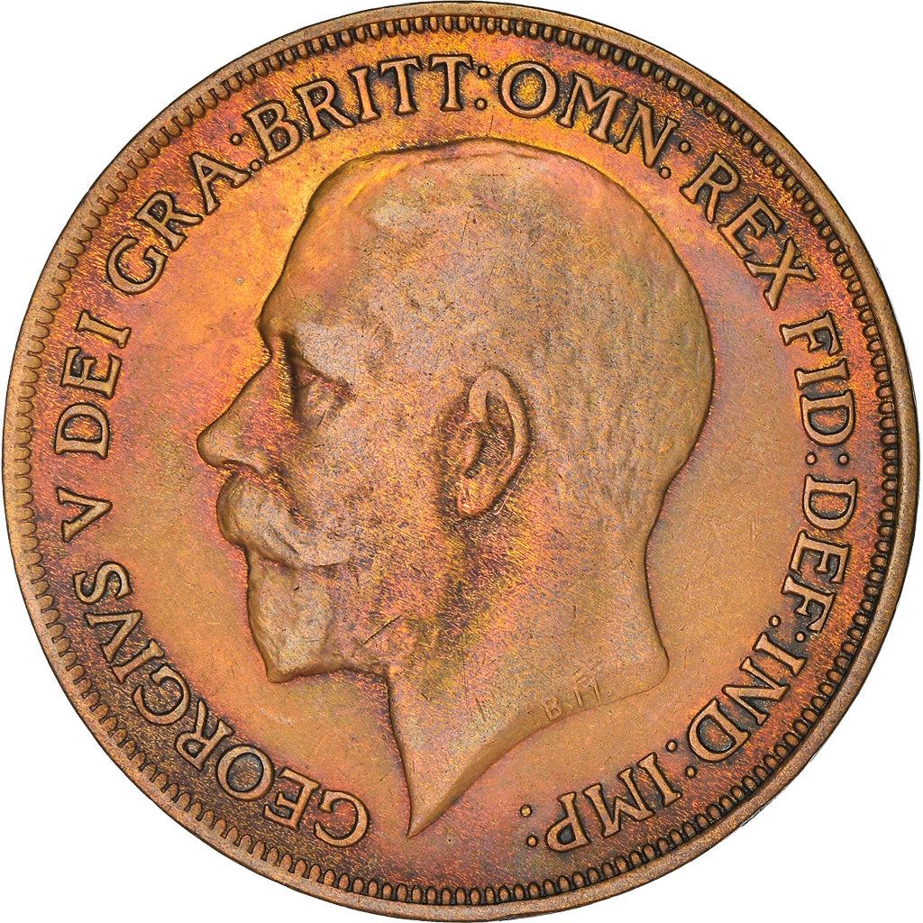 United Kingdom | 1 Penny Coin | George V | KM:810 | 1911 - 1926