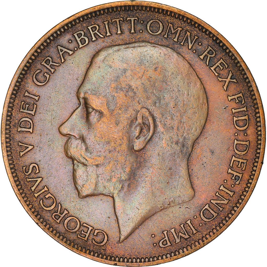 United Kingdom | 1 Penny Coin | George V | KM:810 | 1911 - 1926