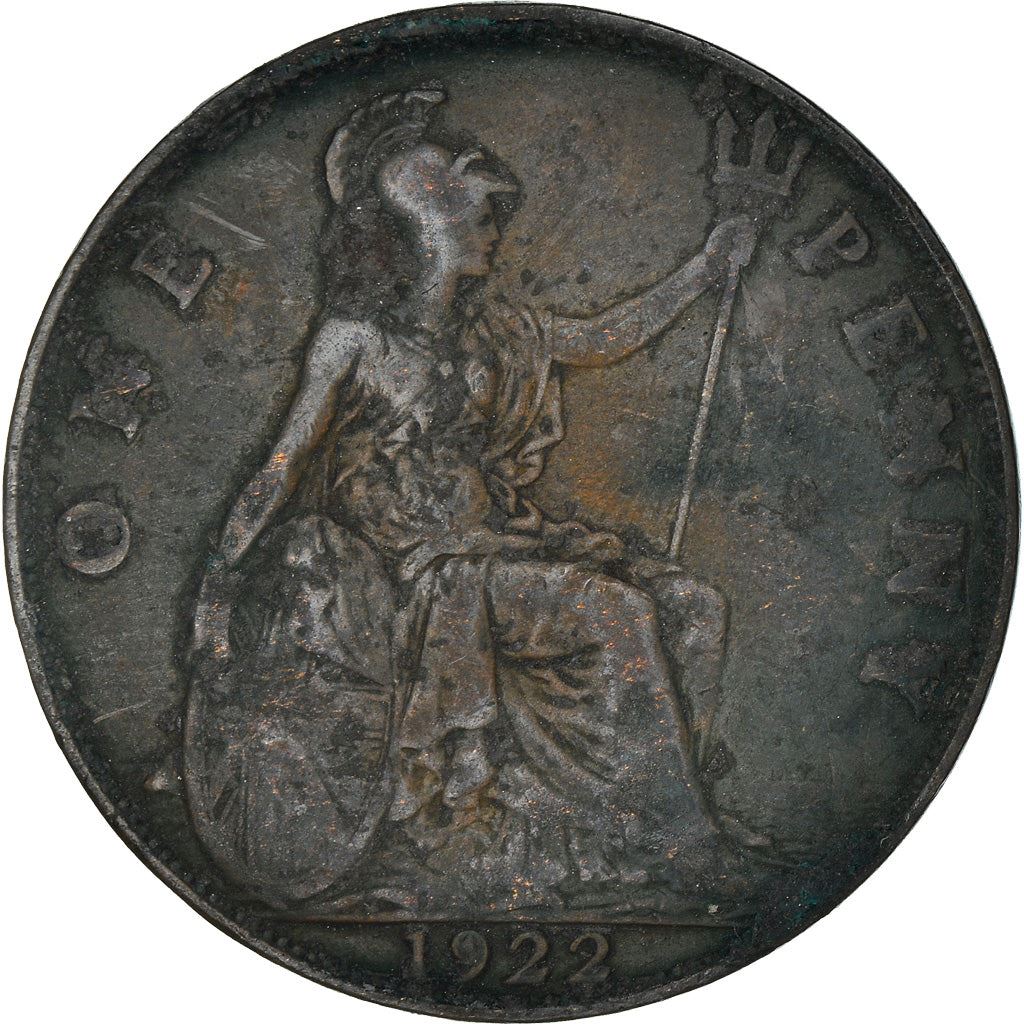 United Kingdom | 1 Penny Coin | George V | KM:810 | 1911 - 1926