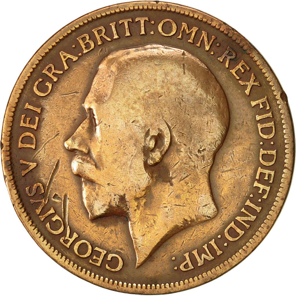 United Kingdom | 1 Penny Coin | George V | KM:810 | 1911 - 1926