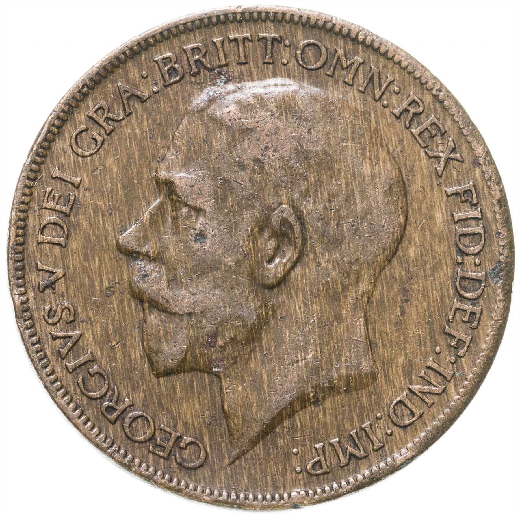 United Kingdom | 1 Penny Coin | George V | KM:810 | 1911 - 1926