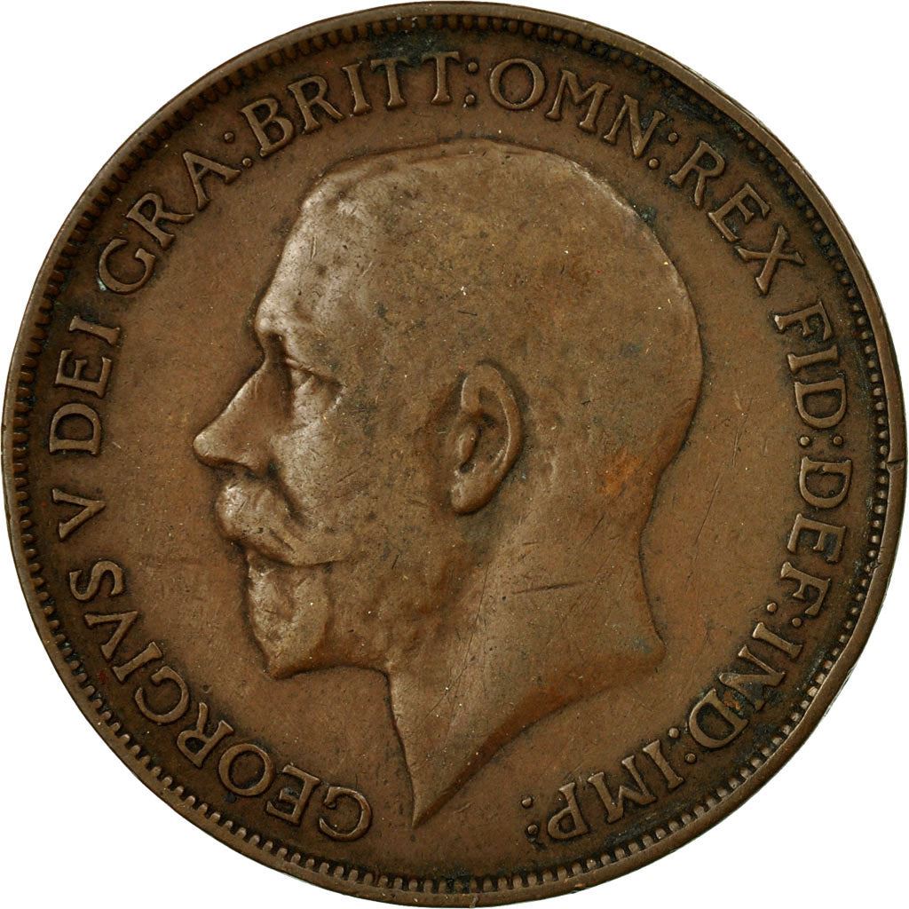 United Kingdom | 1 Penny Coin | George V | KM:810 | 1911 - 1926