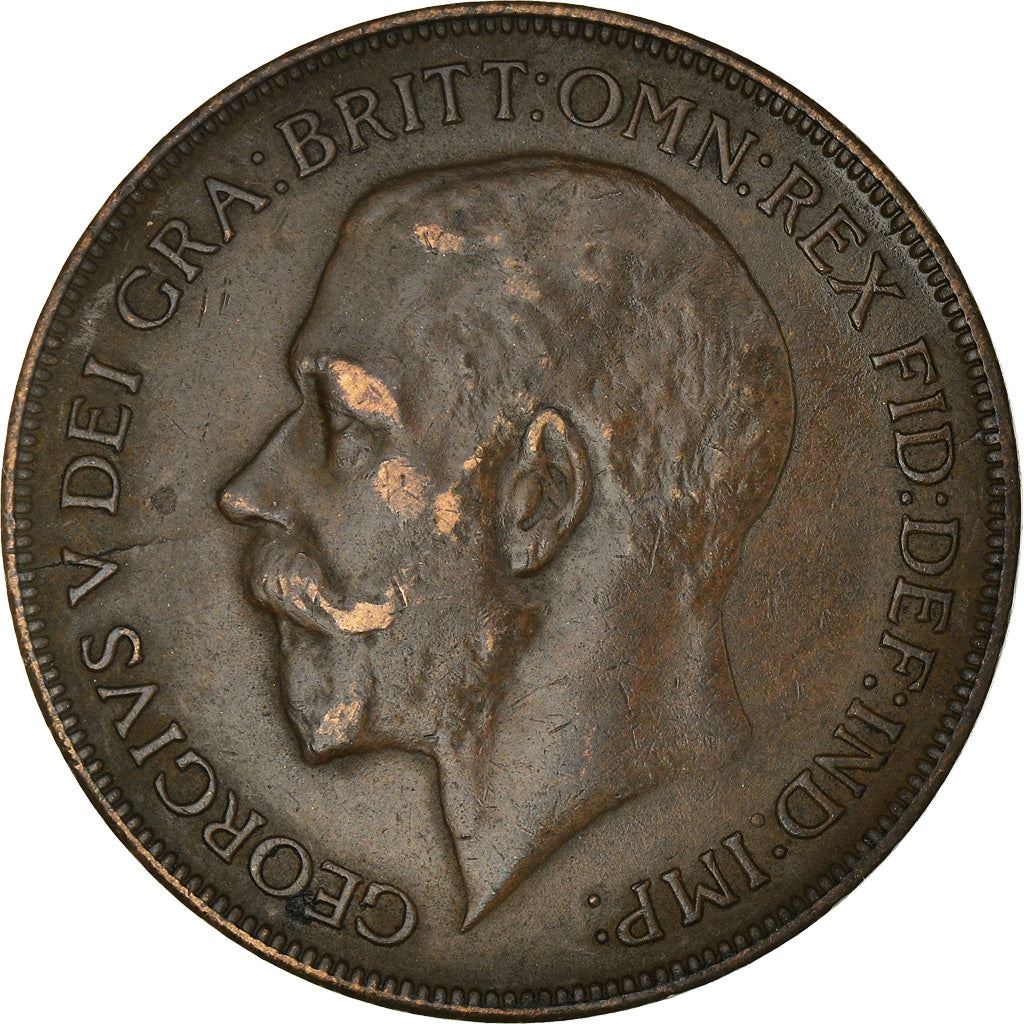 United Kingdom | 1 Penny Coin | George V | KM:810 | 1911 - 1926