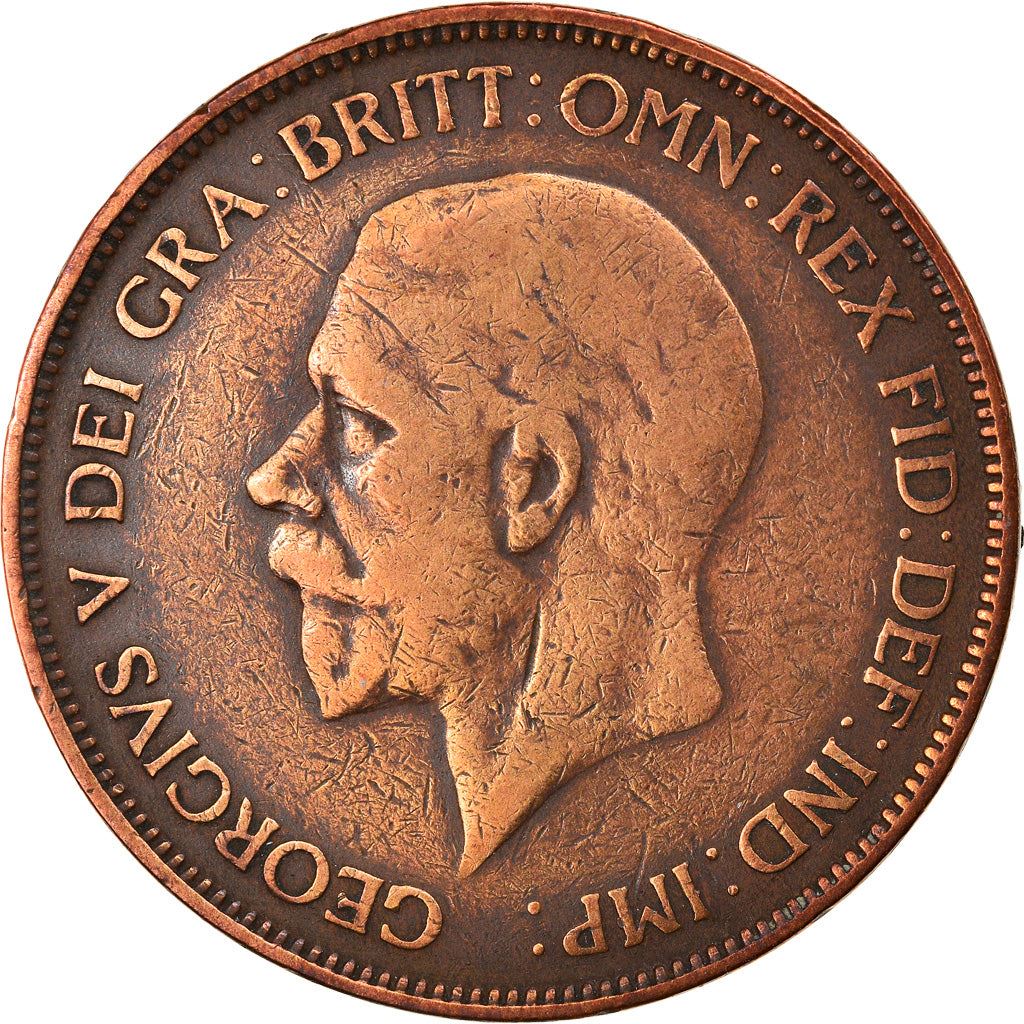 United Kingdom | 1 Penny Coin | George V | KM:838 | 1928 - 1936