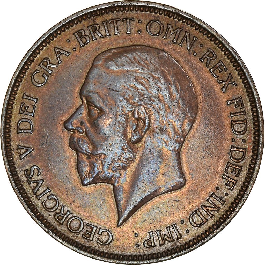 United Kingdom | 1 Penny Coin | George V | KM:838 | 1928 - 1936